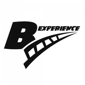 B-Experience logo en negro
