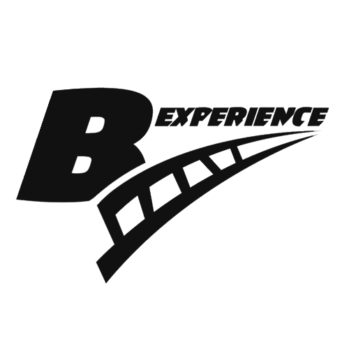 B-Experience logo en negro